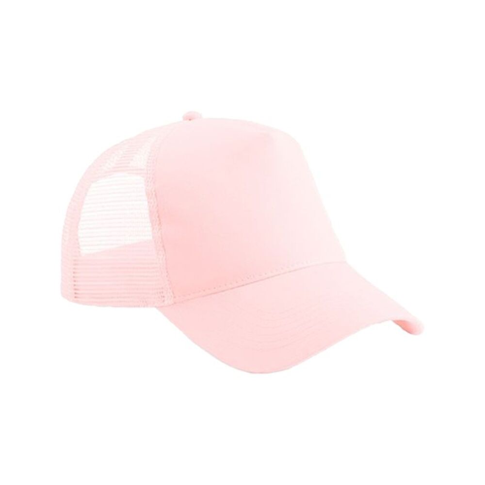 Beechfield Childrens/Kids  Trucker Cap / Pastel Pink
